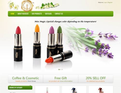 Kococos – Site Selling Cosmetics from Korea
